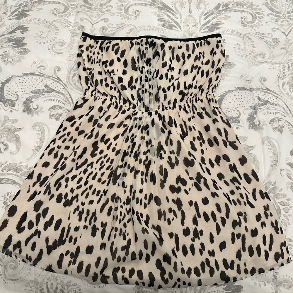 RACHEL Rachel Roy Leopard Print Mini Dress